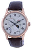 Orient Sun  Moon Champagne Dial Leather Strap Automatic Ra-ak0007s00c Men's Watch