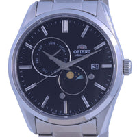 Orient Contemporary Sun  Moon Black Dial Automatic Ra-ak0307b10b Men's Watch