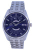 Orient Multi Year Calendar Blue Dial Stainless Steel Automatic Ra-ba0003l10b Men's Watch