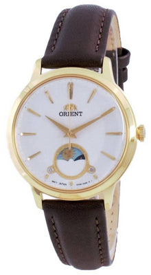 Orient Classic Sun  Moon White Dial Quartz Ra-kb0003s10b Women's Watch