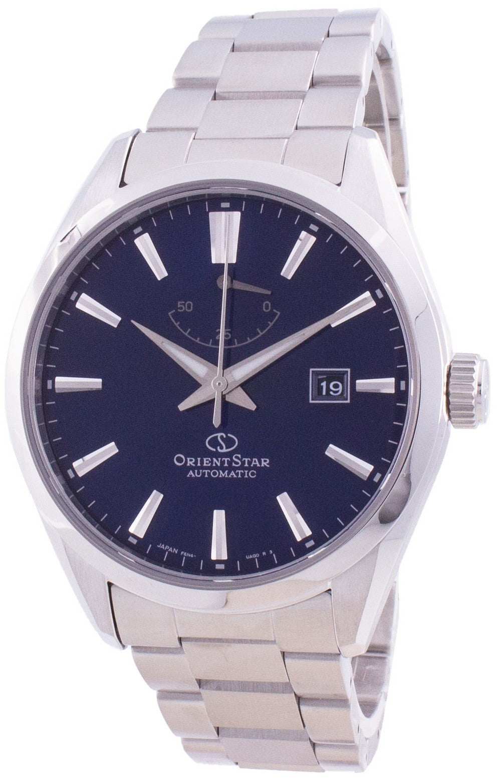 Orient Star Basic Date Japan Made Blue Dial Automatic Re-au0403l00b Men's Watch