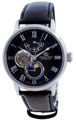 Orient Star Moon Phase Open Heart Automatic Re-ay0107n00b Men's Watch