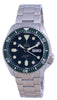 Ratio Freediver Green Dial Stainless Steel Automatic Rta105 200m Men's Watch