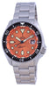 Ratio Freediver Orange Dial Stainless Steel Automatic Rtb214 200m Men's Watch