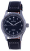 Ratio Skysurfer Pilot Black Textured Dial Leather Automatic Rts303 200m Men's Watch