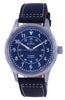 Ratio Skysurfer Pilot Blue Sunray Dial Leather Automatic Rts309 200m Men's Watch