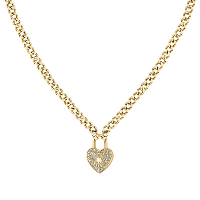 Morellato Abbraccio Gold Tone Stainless Steel Necklace Sabg25 For Women