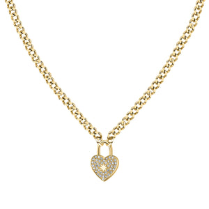 Morellato Abbraccio Gold Tone Stainless Steel Necklace Sabg25 For Women