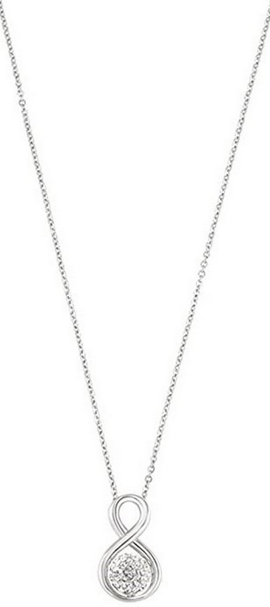 Morellato Luminosa Stainless Steel Crystals Saet03 Women's Necklace