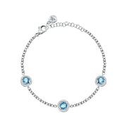 Morellato Tesori 925 Silver Charms Bracelet Saiw96 For Women