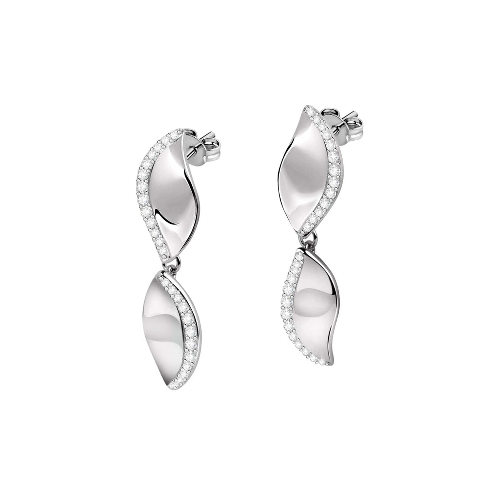 Morellato Foglia 925 Silver Earrings Sakh35 For Women