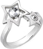 Morellato Cosmo Stainless Steel Star Shaped Saki17014 Women's Ring