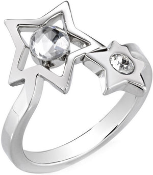 Morellato Cosmo Stainless Steel Star Shaped Saki17014 Women's Ring