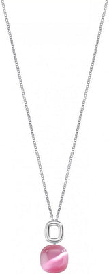 Morellato Gemma Sterling Silver Cat Eye Stone Sakk23 Women's Necklace