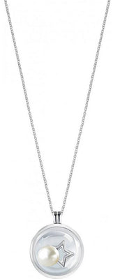 Morellato Scrigno D'amore Rhodium Plated Sterling Silver Samb01 Women's Necklace