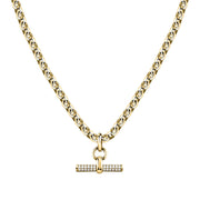 Morellato Abbraccio Gold Tone Stainless Steel Necklace Sauc02 For Women