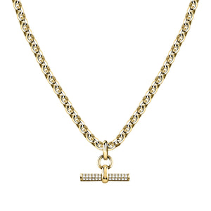 Morellato Abbraccio Gold Tone Stainless Steel Necklace Sauc02 For Women