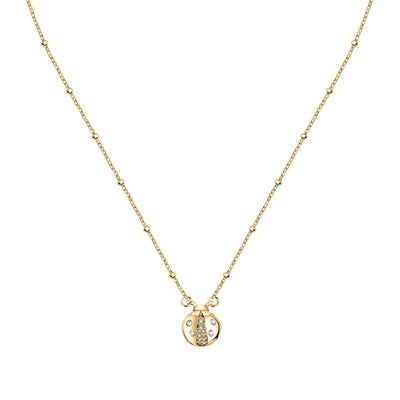 Morellato Istanti Gold Tone Stainless Steel Necklace Savz03 For Women