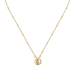 Morellato Istanti Gold Tone Stainless Steel Necklace Savz03 For Women