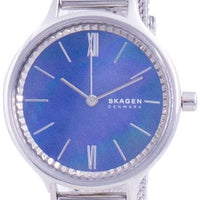 Skagen Anita Blue Mother Of Pearl Dial Quartz Skw2862 Women's Watch