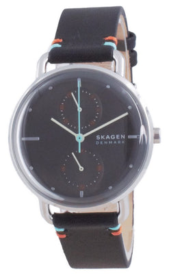 Skagen Horizont Grey Dial Leather Quartz Skw2930 Women's Watch