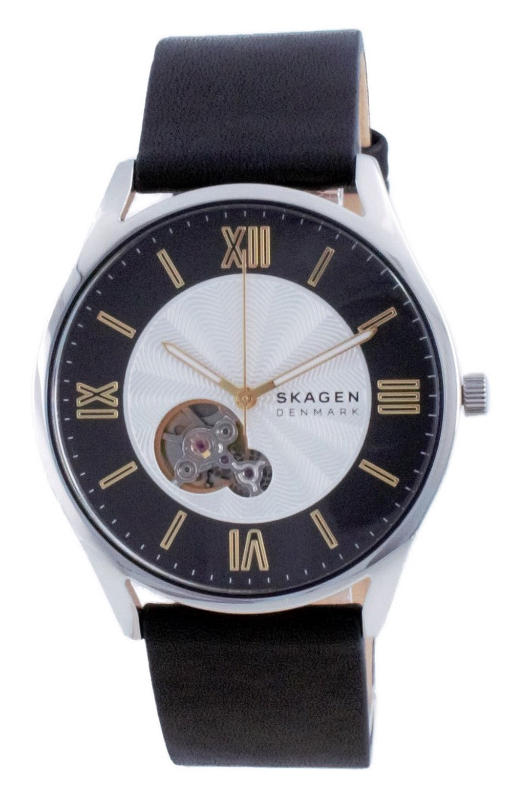 Skagen Holst Open Heart Leather Automatic Skw6710 Men's Watch