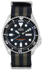 Seiko Black Dial Automatic Diver's Skx007j1-var-nato21 200m Men's Watch