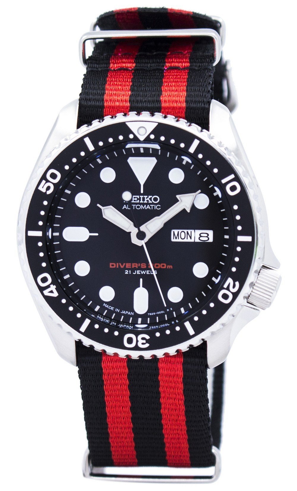 Seiko Automatic Diver's 200m Nato Strap Skx007j1-nato3 Men's Watch