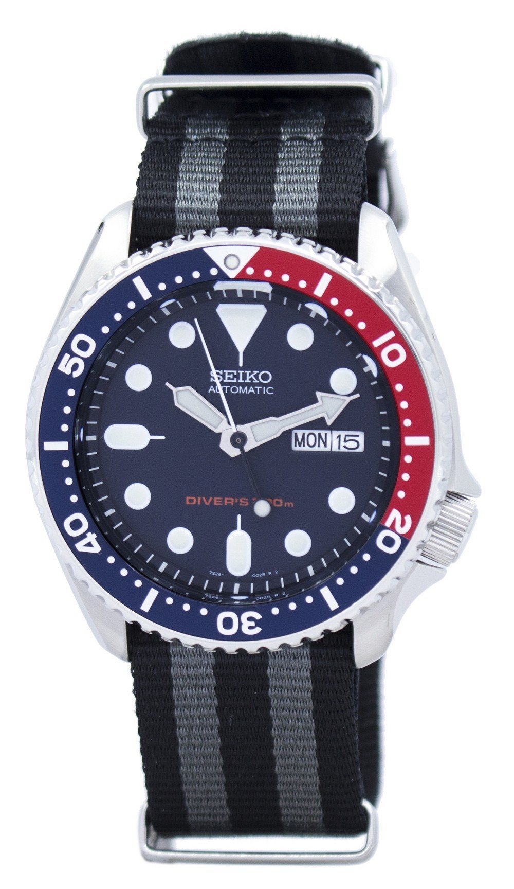 Seiko Automatic Diver's 200m Nato Strap Skx009k1-nato1 Men's Watch