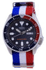 Seiko Automatic Diver's Polyester Skx009k1-var-nato25 200m Men's Watch