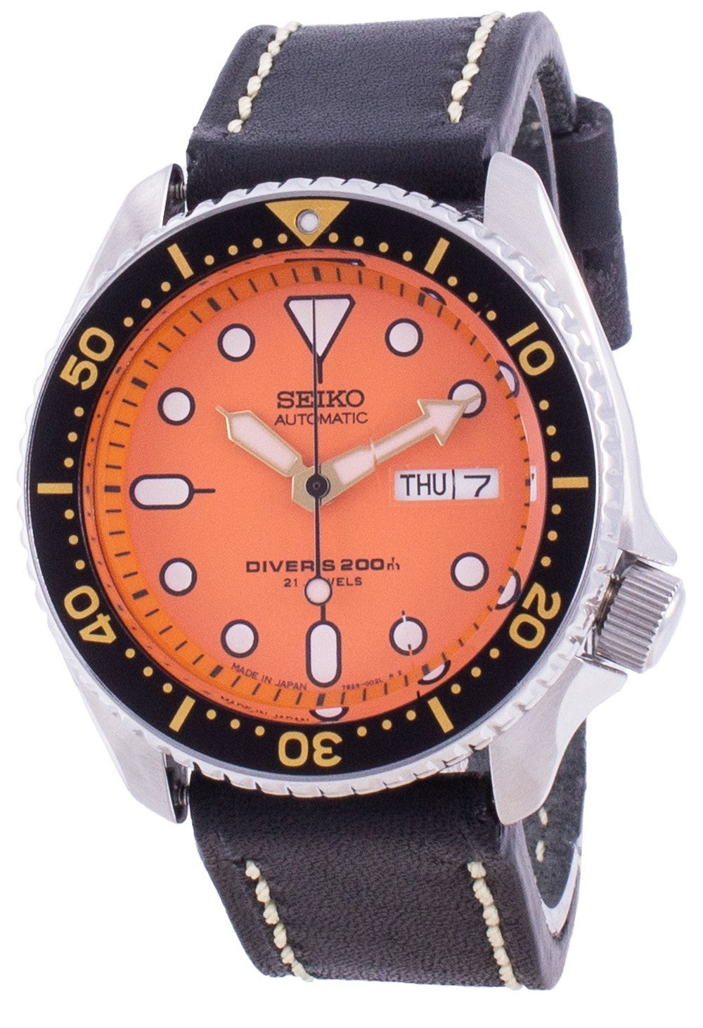 Seiko Automatic Diver's Skx011j1-var-ls16 200m Japan Made Men's Watch