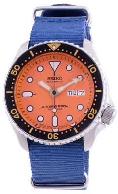 Seiko Automatic Diver's Skx011j1-var-nato8 200m Japan Made Men's Watch