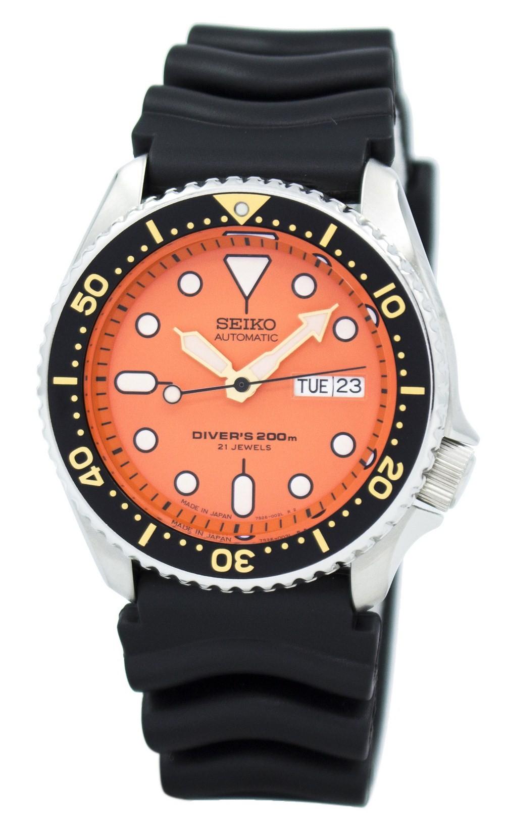 Seiko Automatic Diver's 200m Japan-made Skx011 Skx011j1 Skx011j Men's Watch