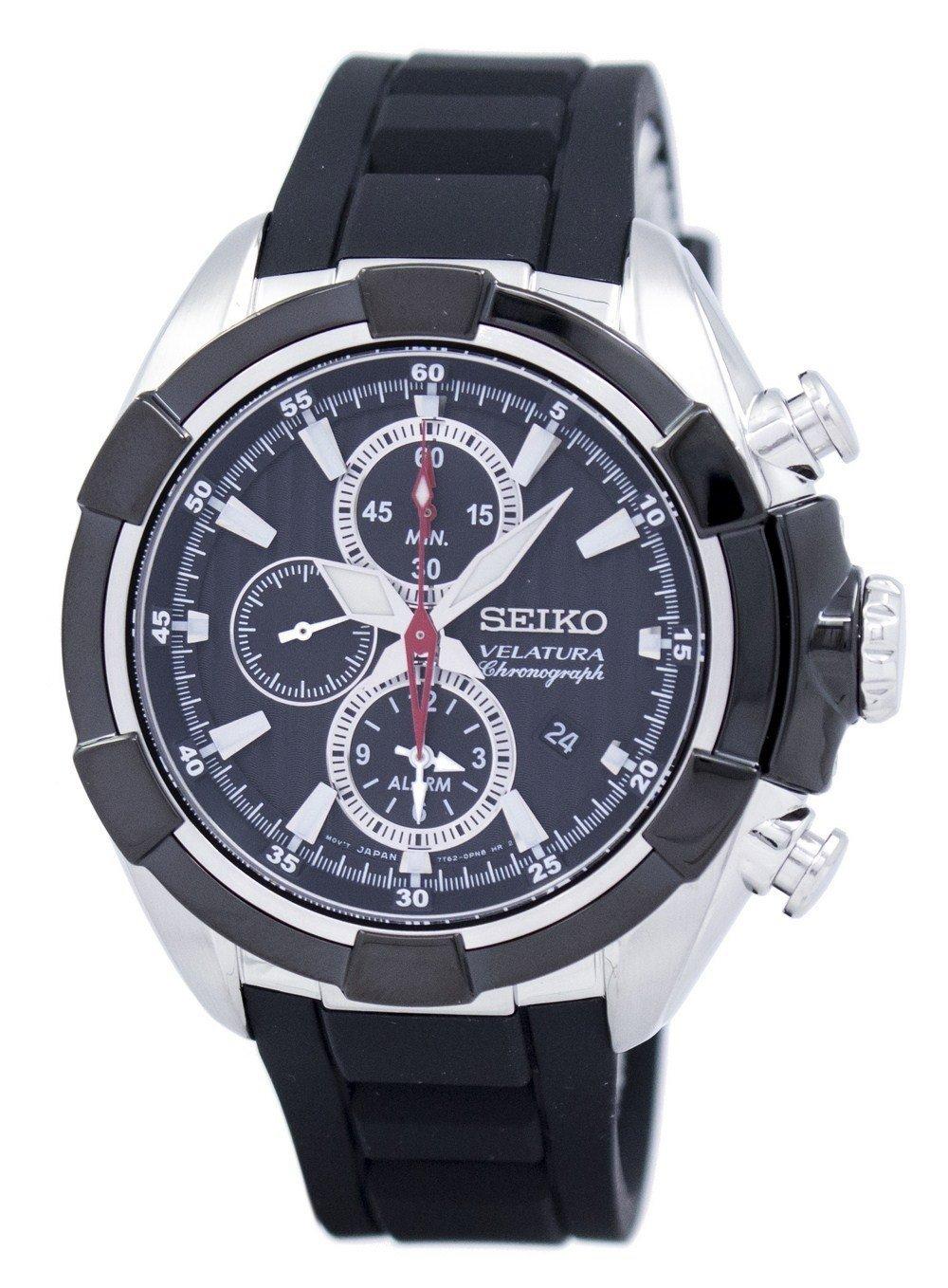 Seiko Velatura Chronograph Alarm Quartz Snaf39p3 Men's Watch