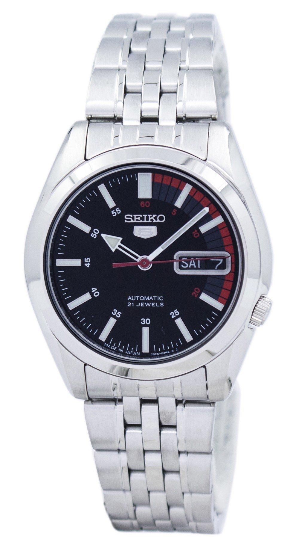 Seiko 5 Automatic Japan Made 21 Jewels Snk375 Snk375j1 Snk375j Men's Watch