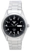 Seiko 5 Stainless Steel Black Arabic Dial Automatic Snkp21 Snkp21j1 Snkp21j Men's Watch