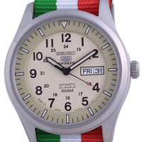 Seiko 5 Sports Military Automatic Japan Made Snzg07j1-var-nato23 100m Men's Watch