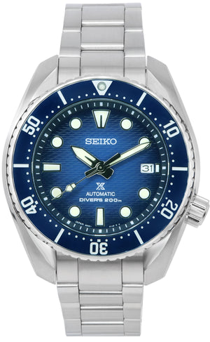 Seiko Prospex Sea King Sumo Blue Dial Automatic Diver's Spb321 Spb321j1 Spb321j 200m Men's Watch