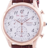 Seiko Chronograph Perpetual Spc256 Spc256p1 Spc256p Quartz Tachymeter Men's Watch