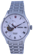 Seiko Presage Zen Garden Open Heart White Dial Automatic Ssa443 Ssa443j1 Ssa443j Men's Watch