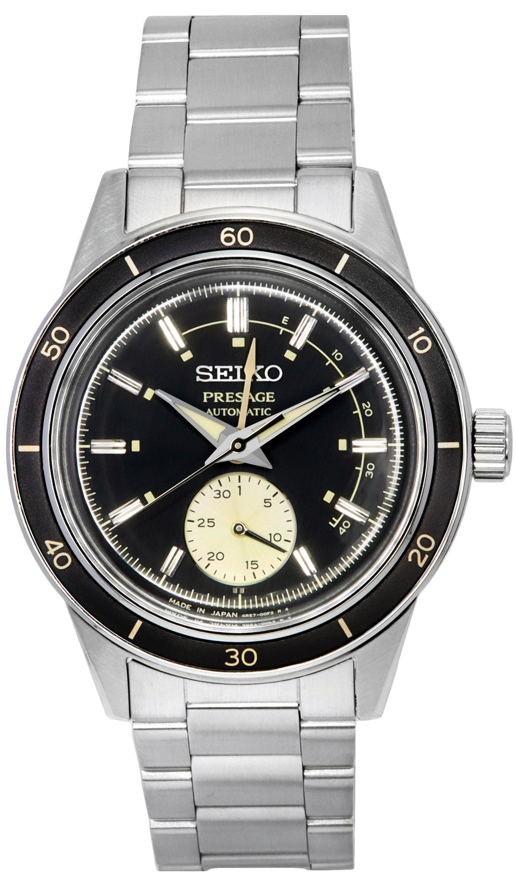 Seiko Presage Style60s Black Dial Automatic Ssa449 Ssa449j1 Ssa449j Men's Watch