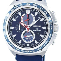 Seiko Prospex Solar World Time Chronograph Power Reserve Ssc489 Ssc489p1 Ssc489p Men's Watch