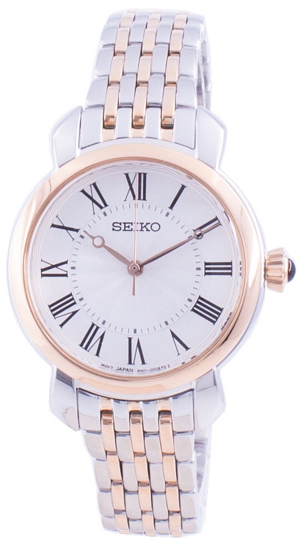 Seiko Discover More White Dial Quartz Sur628 Sur628p1 Sur628p Women's Watch