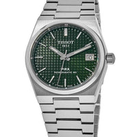 Tissot Prx T-classic Powermatic 80 Green Dial Automatic T137.207.11.091.00 100m Unisex Watch