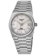 Tissot Prx T-classic Powermatic 80 White Mother Of Pearl Dial Automatic T137.207.11.111.00 100m Unisex Watch