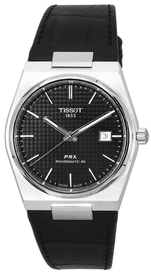 Tissot Prx T-classic Powermatic 80 Black Dial T137.407.16.051.00 T1374071605100 100m Men's Watch