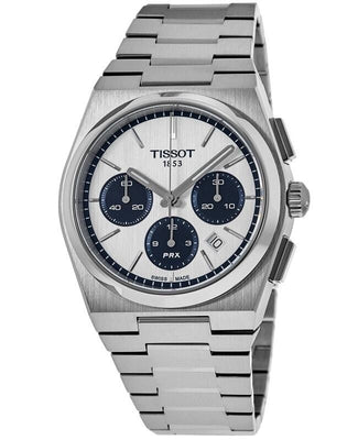 Tissot Prx T-classic Chronograph White Dial Automatic T137.427.11.011.01 100m Men's Watch