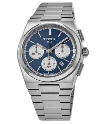 Tissot Prx T-classic Chronograph Blue Dial Automatic T137.427.11.041.00 100m Men's Watch