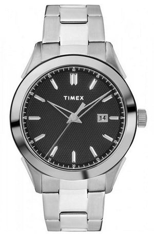 Timex Torrington Black Dial Stainless Steel Quartz Tw2r90600 Men's Watch