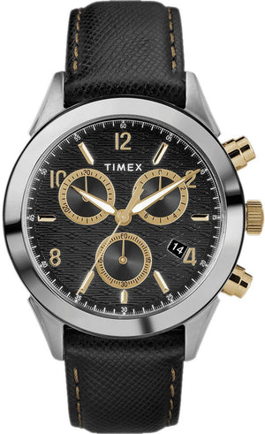 Timex Torrington Chronograph Leather Strap Quartz Tw2r90700 Men's Watch